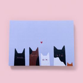 ARION ILLUSTRIERT - GRUSSKARTE LES CHATS ET L'AMOUR