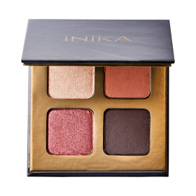 INIKA ORGANIC EYESHADOW QUAD FLOWERS