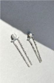 IRINI HANDMADE JEWELLERY OHRRINGE MYRTHIA (doppelte Ketten)