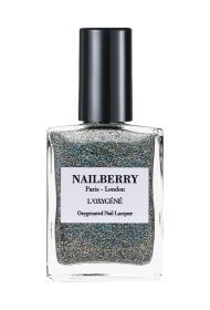 NAILBERRY NAIL LACQUER COSMIC - OXY SEMI SHEER GLITTER
