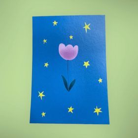 ARION ILLUSTRIERT - GRUSSKARTE TULPE