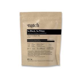 NATCH TOOTHPASTE TABS SO BLACK, SO WHITE BAG