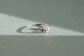 IRINI HANDMADE JEWELLERY D-AKTINA RING GOLD & SILBER