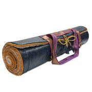 SALE - HOLISTIC SILK YOGAMATTE "NAVY"