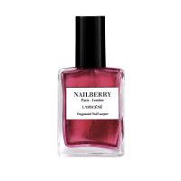NAILBERRY NAIL LACQUER MYSTIQUE RED - OXY RED SPARKLING
