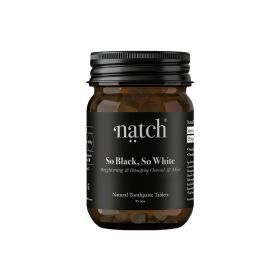 NATCH TOOTHPASTE TABS SO BLACK, SO WHITE