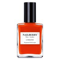 NAILBERRY NAIL LACQUER JOYFUL - OXY SPICED ORANGE RED