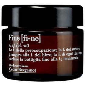 FINE DEODORANT CEDAR BERGAMOTTE, BASISCHES CREME DEO GLASTIEGEL 50G