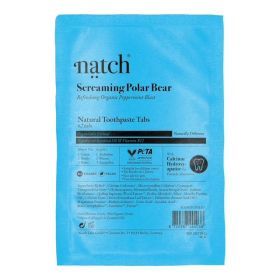 NATCH TOOTHPASTE TABS SCREAMING POLAR BEAR BAG