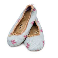 SALE - HOLISTIC SILK MASSAGESLIPPERS "JADE" SIZE S