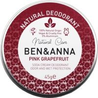 BEN & ANNA NATURAL SODA DEODORANT PINK GRAPEFRUIT METAL JAR